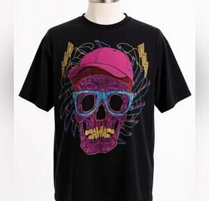 Vintage Delta Pro Weight Skull T-Shirt Men’s Size XXL Streetwear Skater